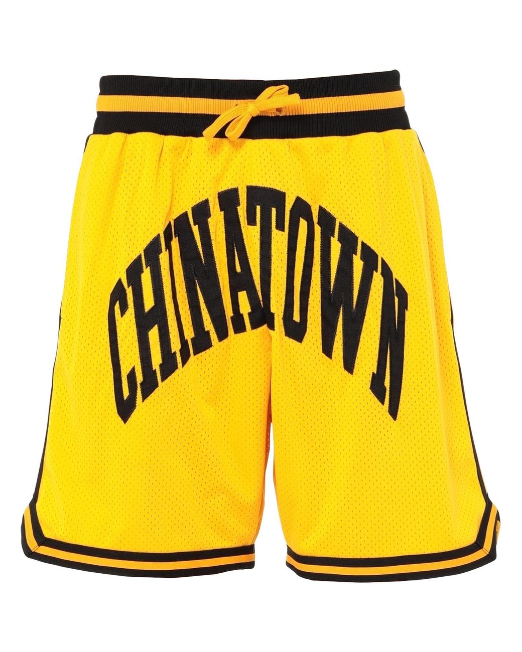 chinatown shorts yellow
