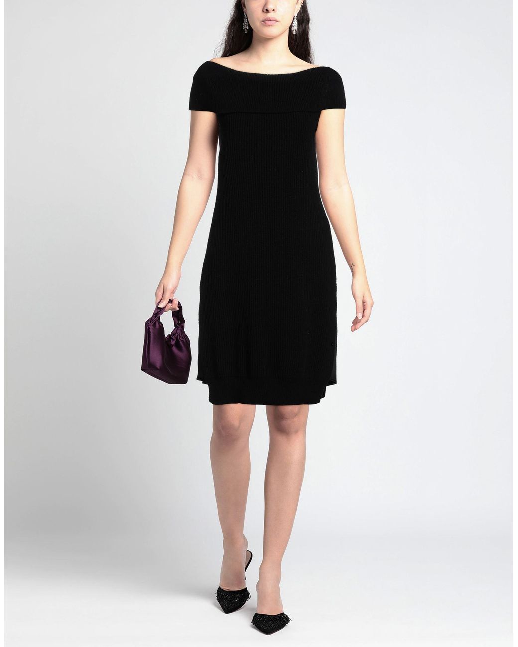 Semicouture Black Mini Dress
