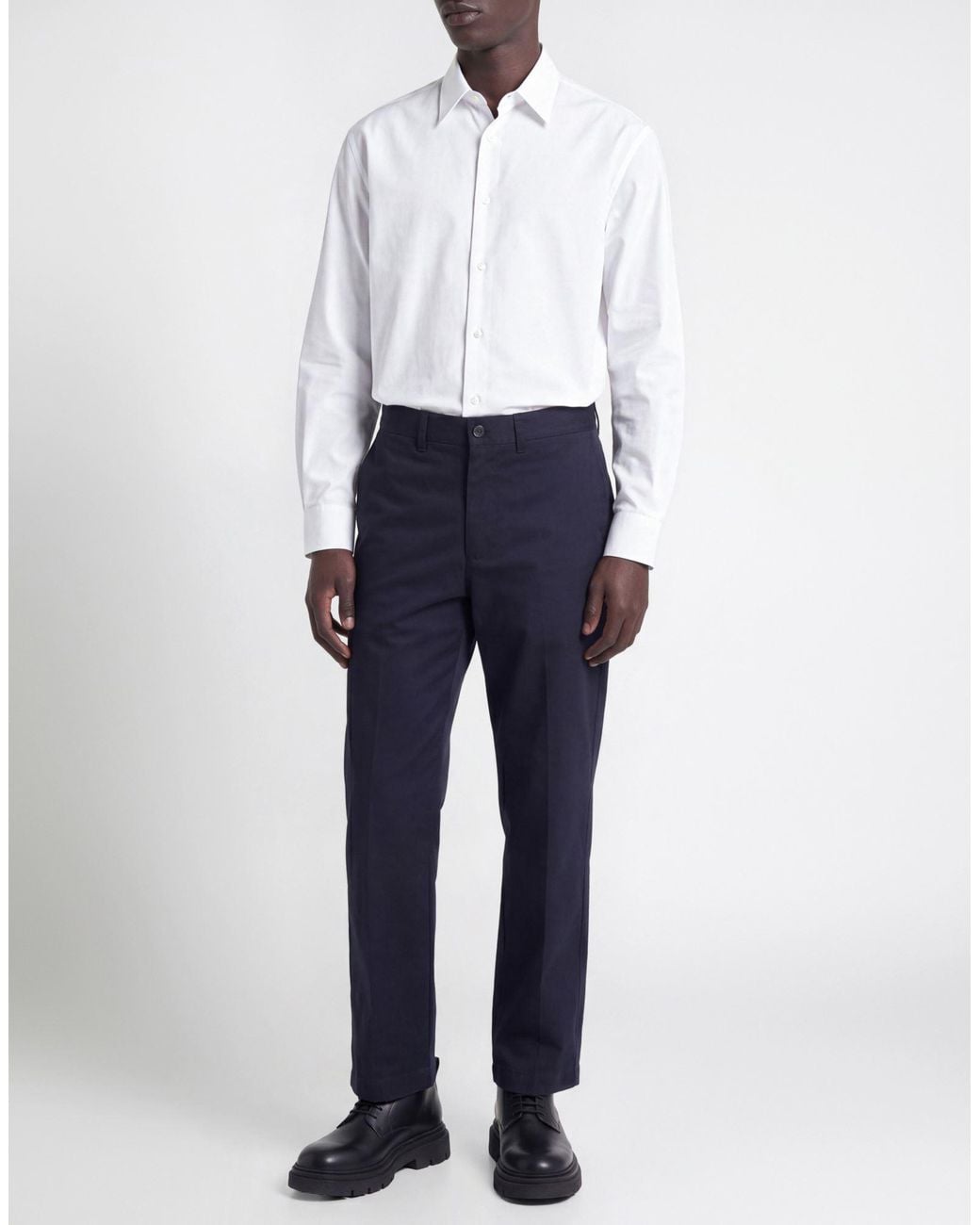 Cruna Blue Midnight Pants Cotton for men