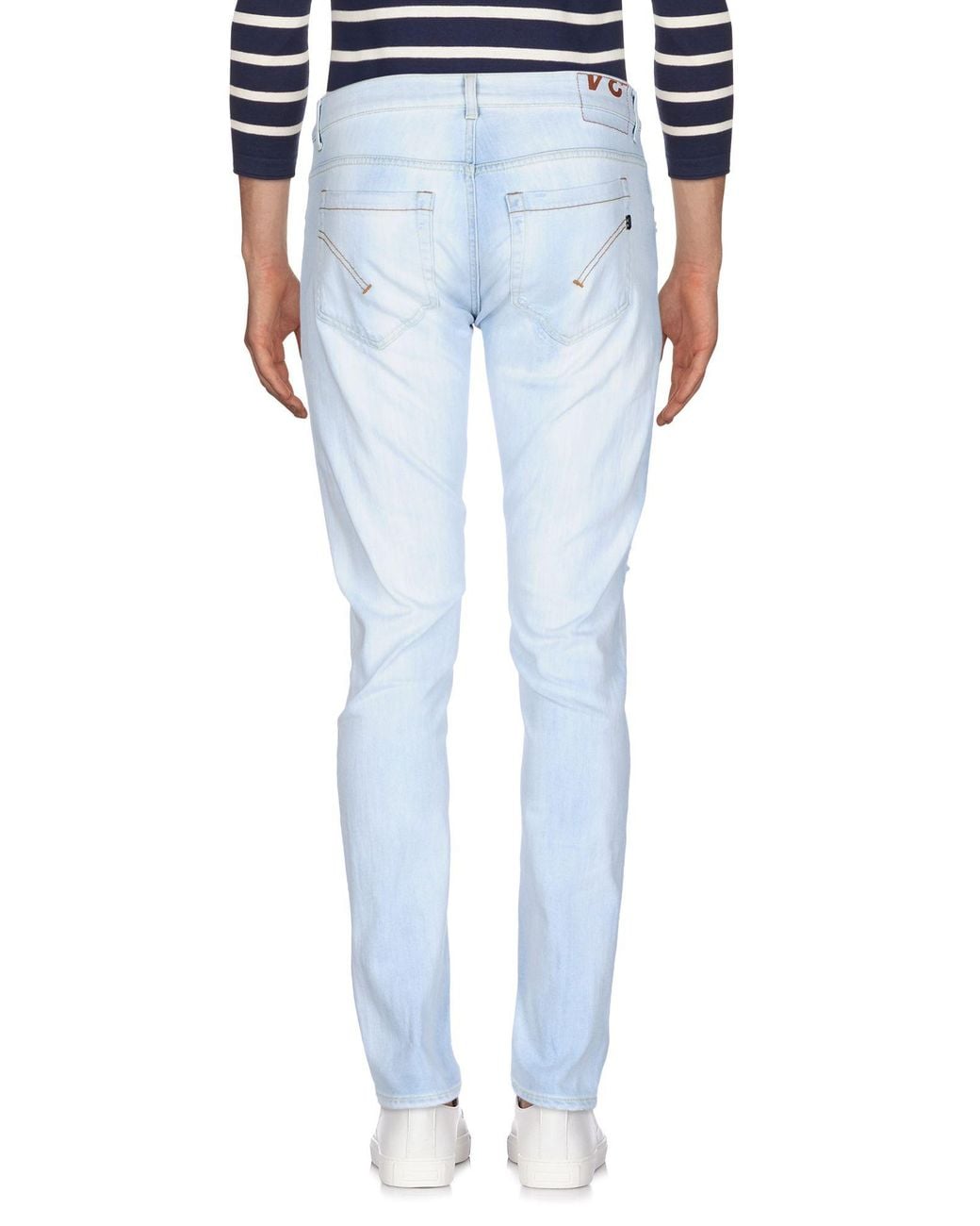 Dondup Blue Denim Pants for men