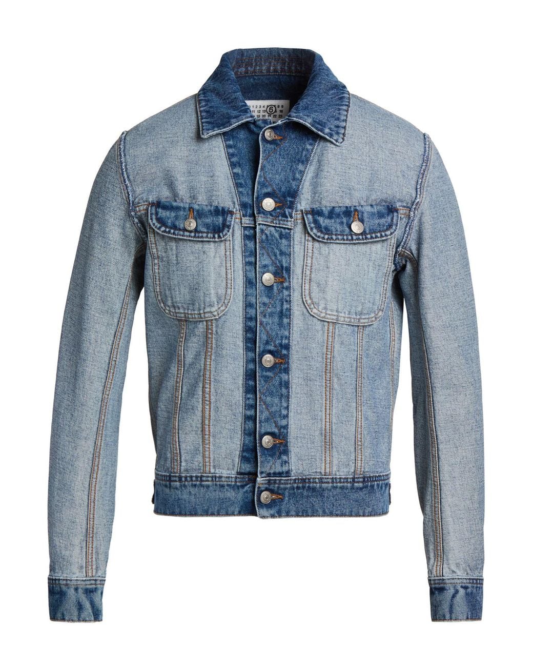 MM6 by Maison Margiela Blue Denim Outerwear Cotton for men