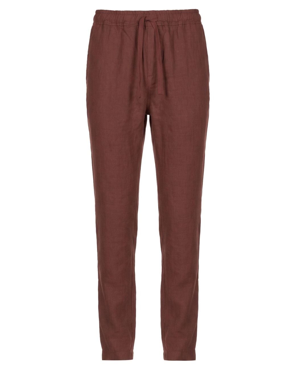 Crossley Red Pants Linen for men
