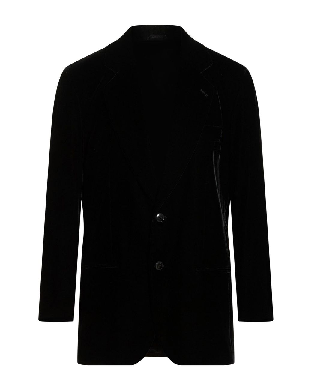 Giorgio Armani Black Blazer Viscose, Cupro, Elastane for men