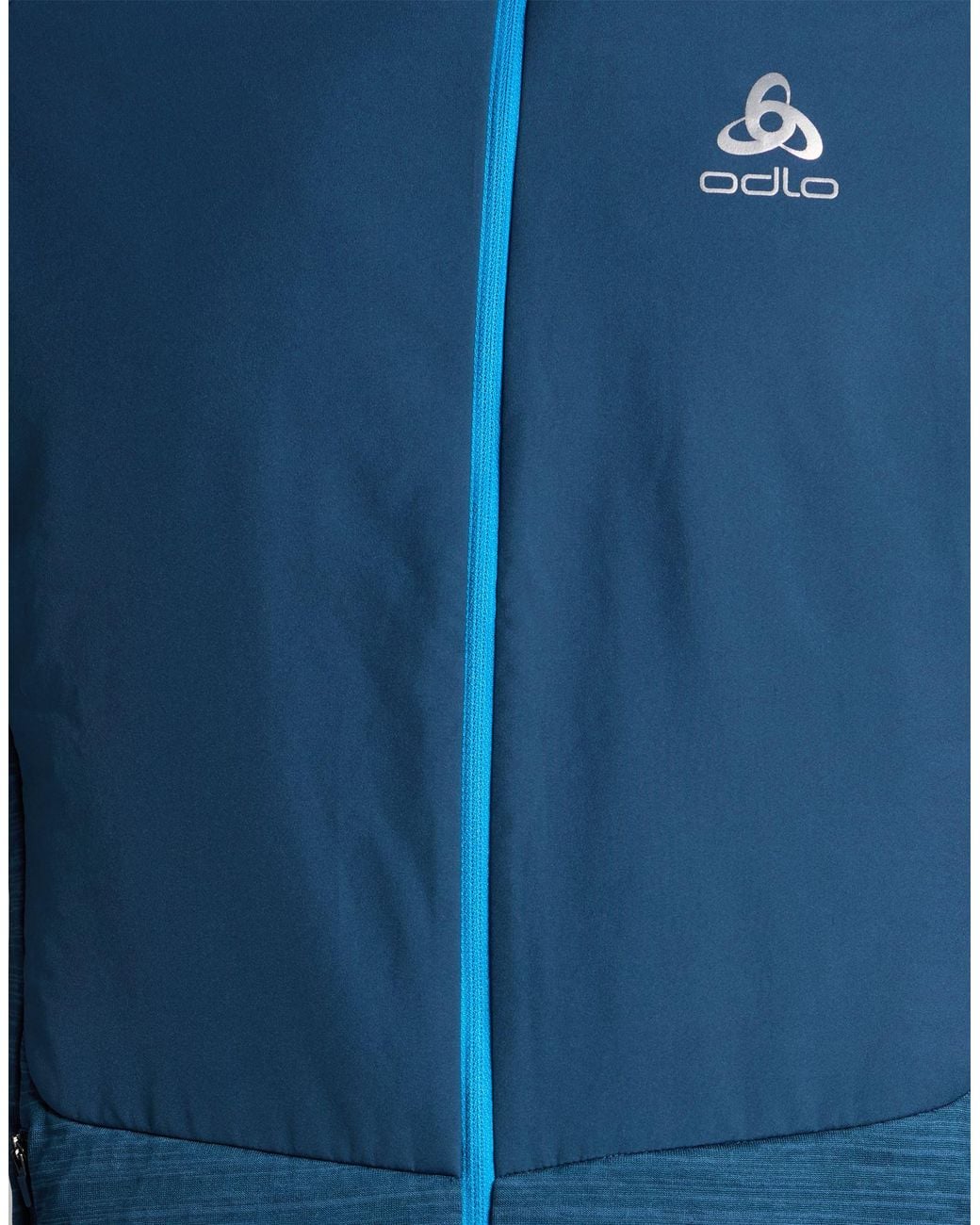 Odlo Blue Slate Jacket Polyester, Elastane for men