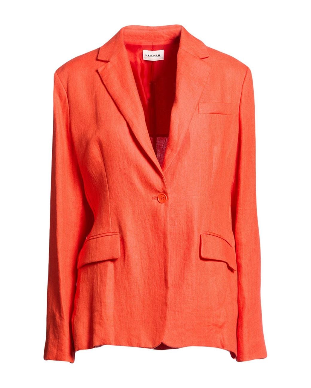 P.A.R.O.S.H. Orange Blazer Linen