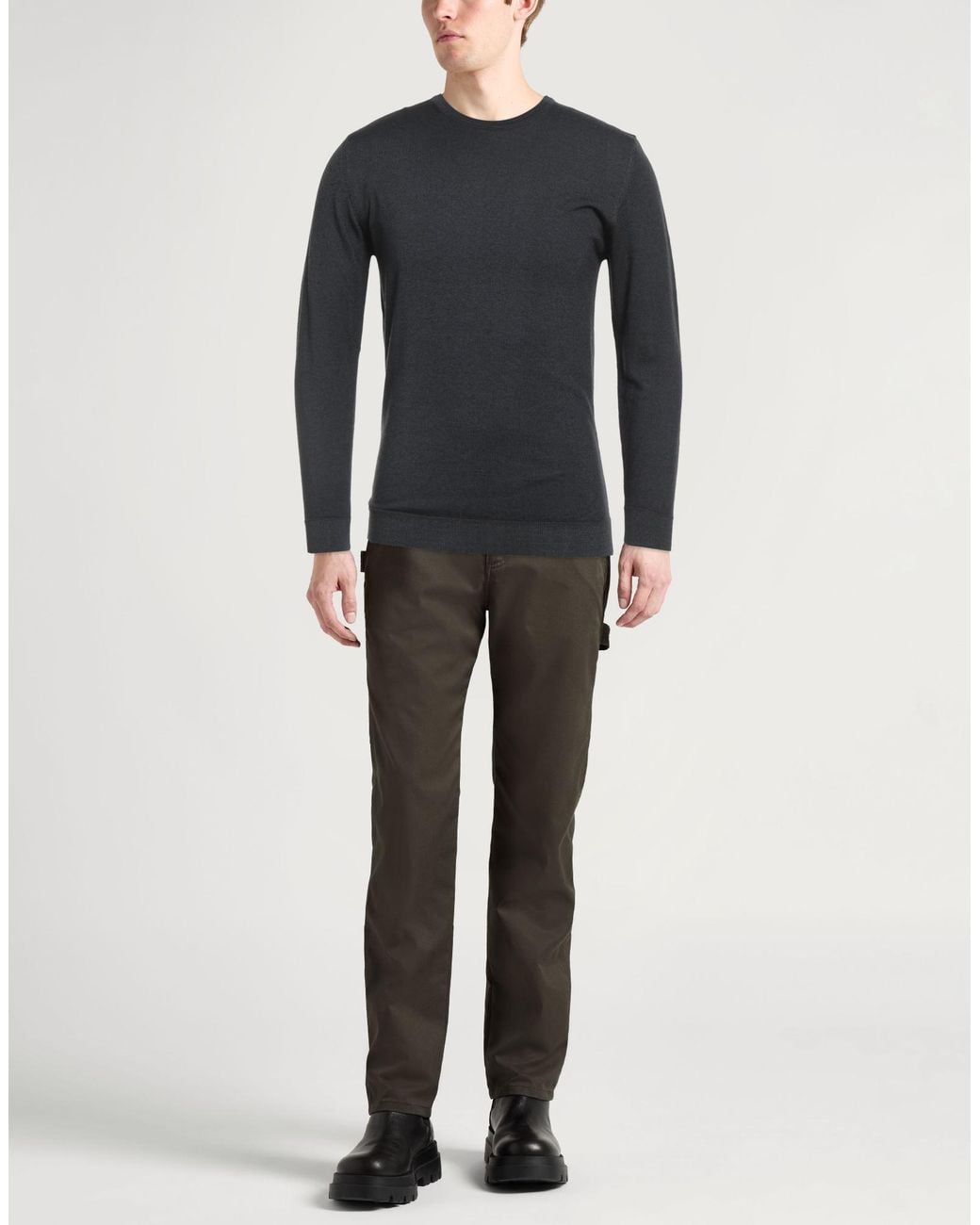 Daniele Fiesoli Blue Sweater for men