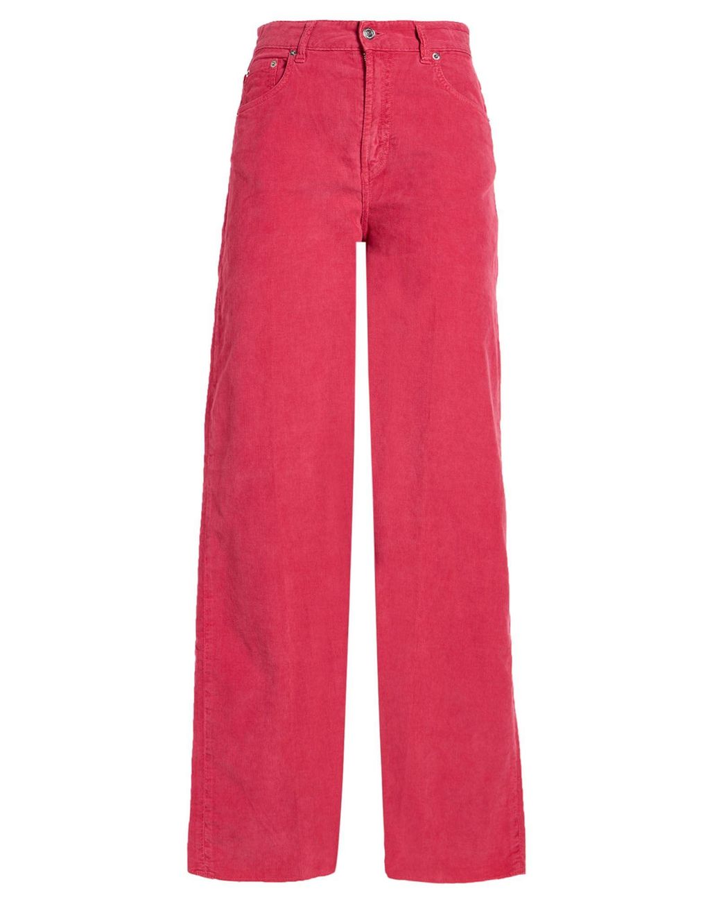 Department 5 Red Pants Cotton, Elastane