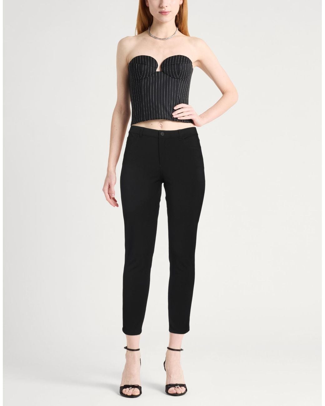 Theory Black Pants Nylon, Elastane