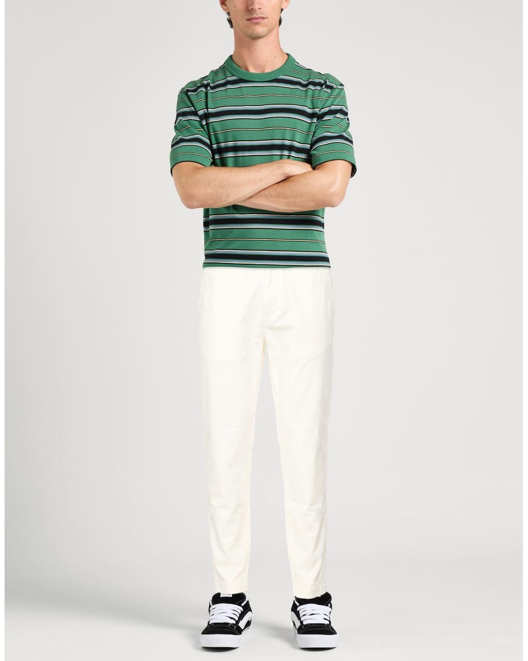 C P Company White Pants Cotton for men