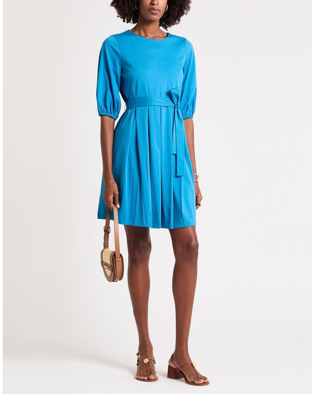 Weekend by Maxmara Blue Mini Dress