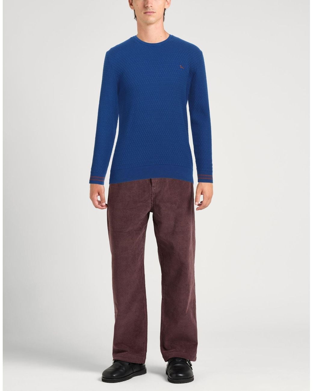 Harmont & Blaine Blue Sweater Cotton for men