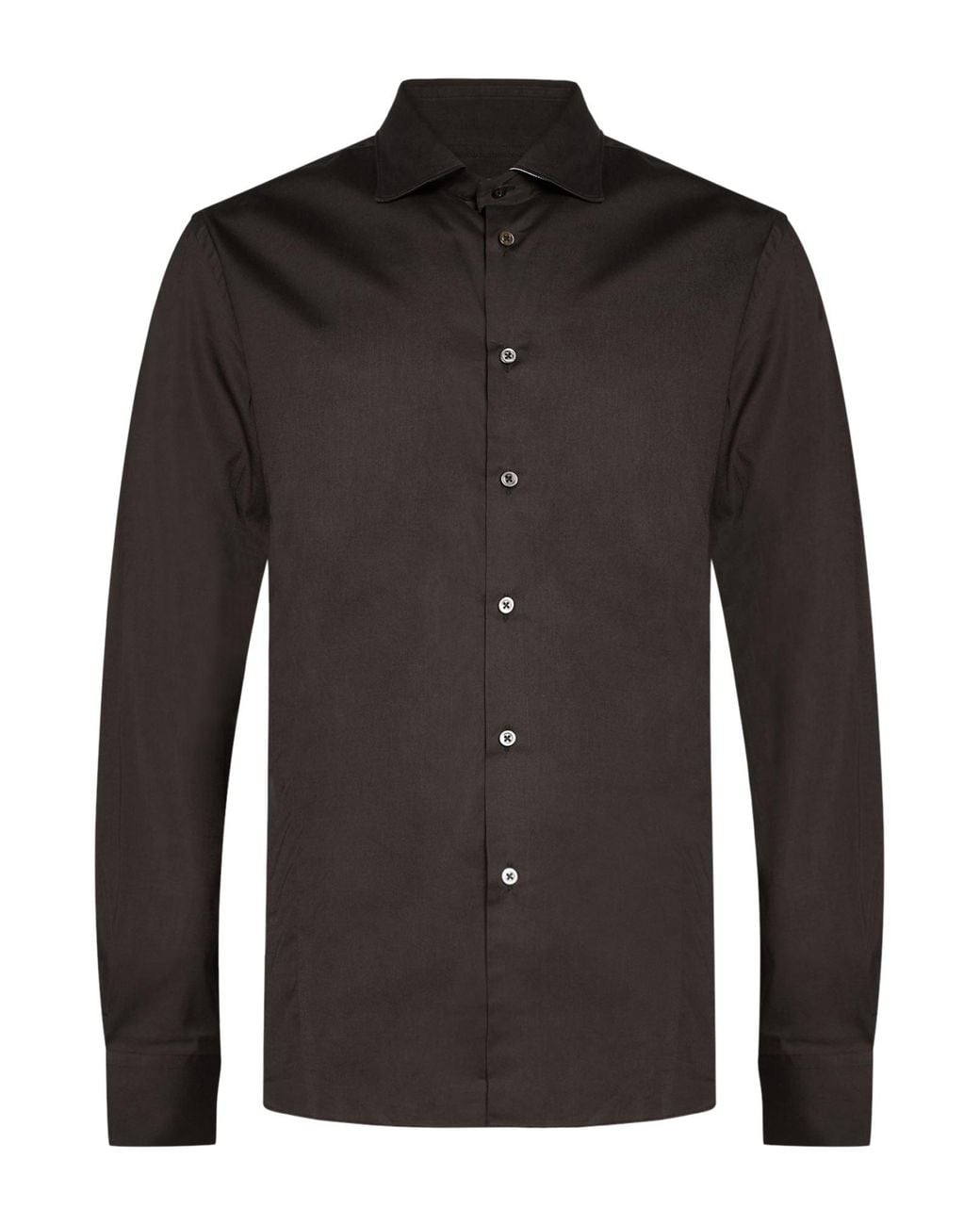 Bagutta Black Shirt Cotton, Elastane for men