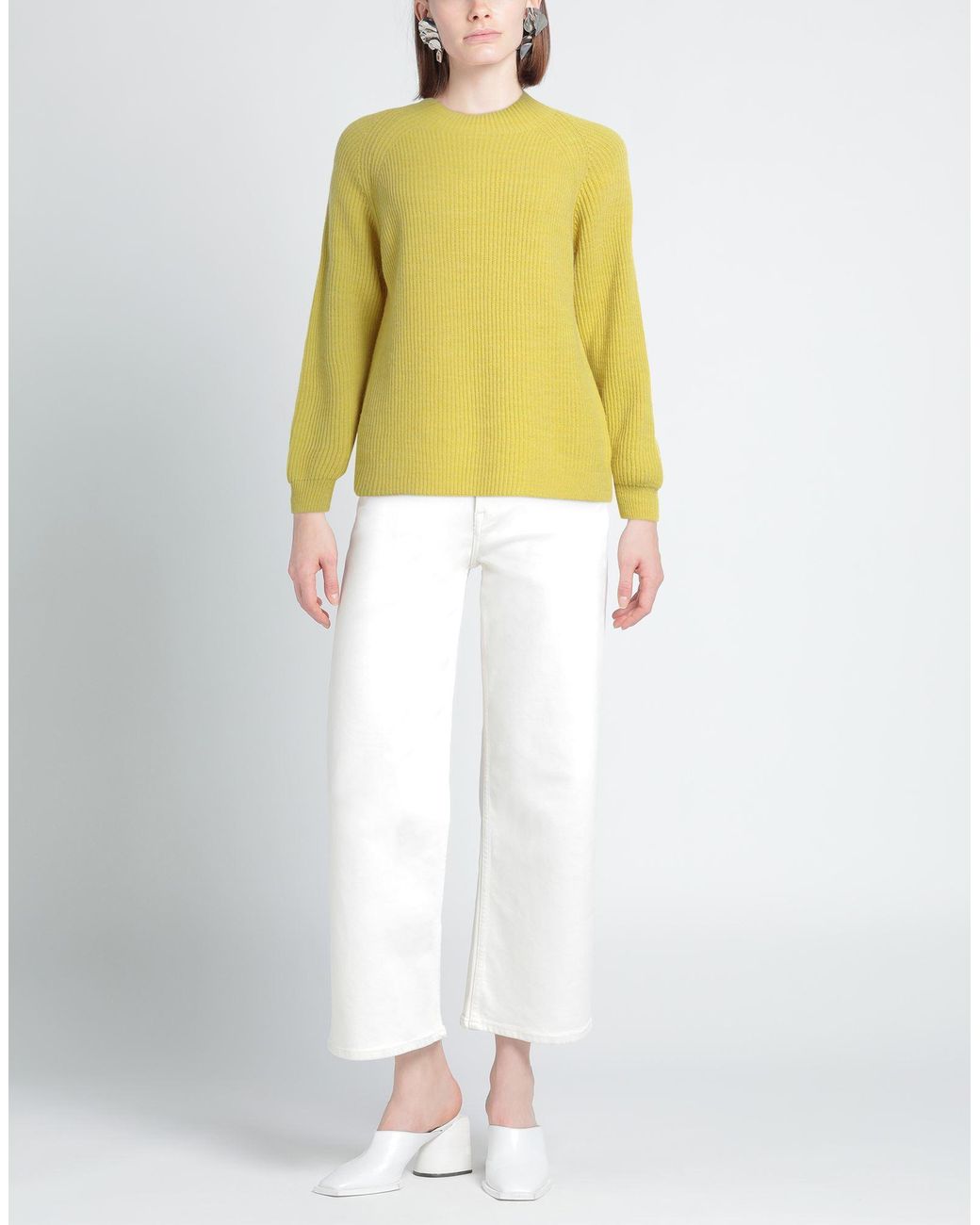 Cashmere Company Yellow Turtleneck