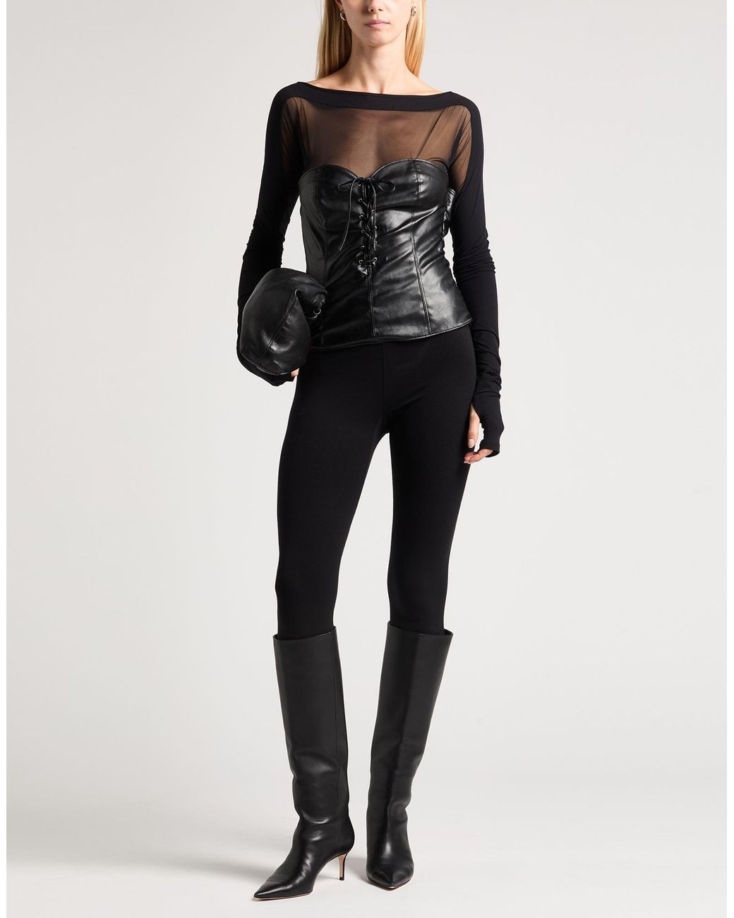 Aniye By Black Top Polyester, Polyamide, Elastane