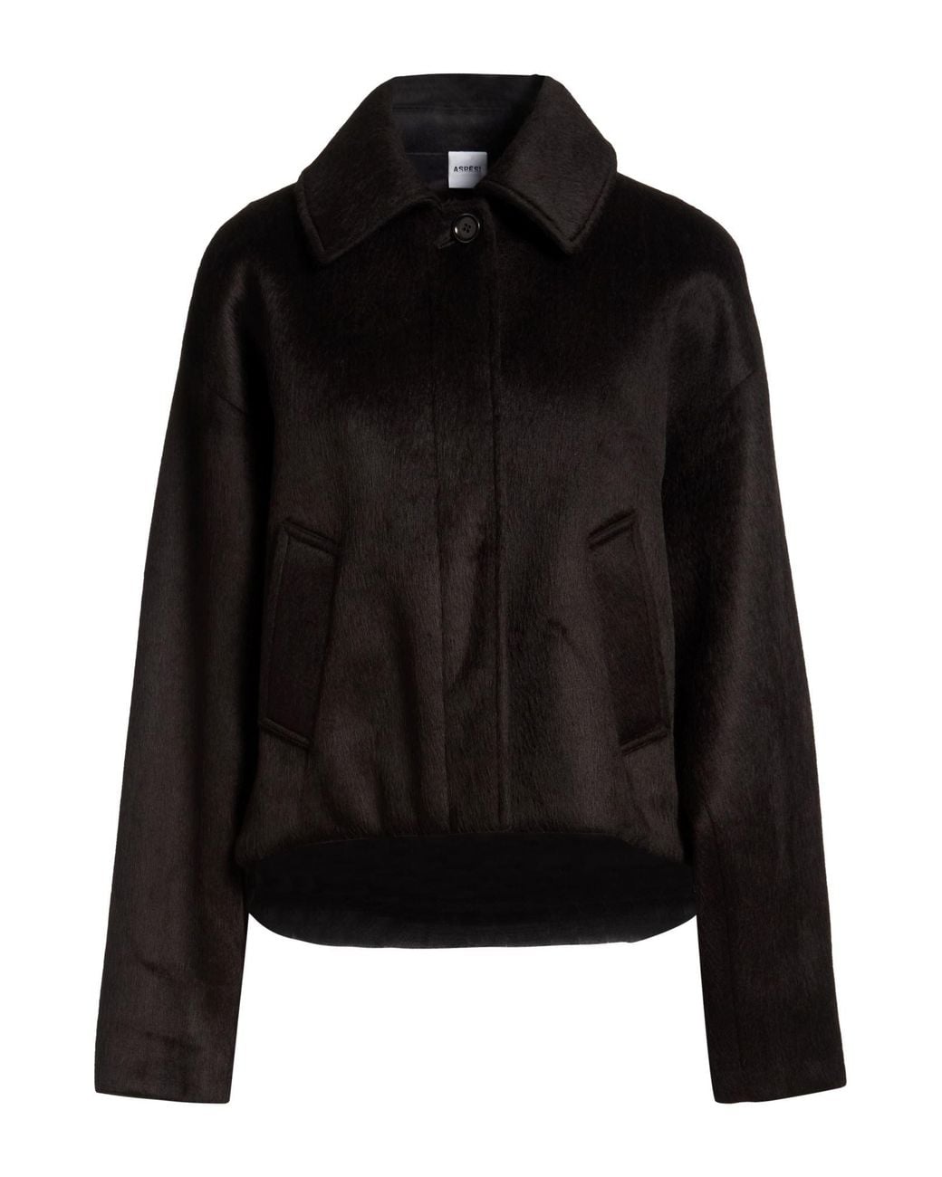 Aspesi Black Jacket Acrylic, Viscose, Polyester