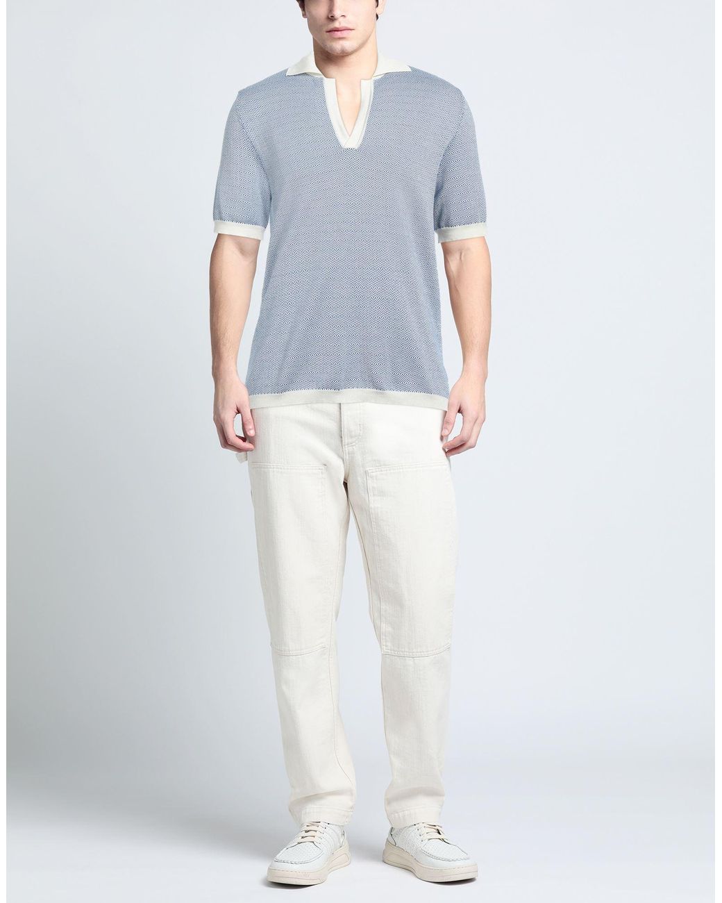 Lardini Blue Sweater for men