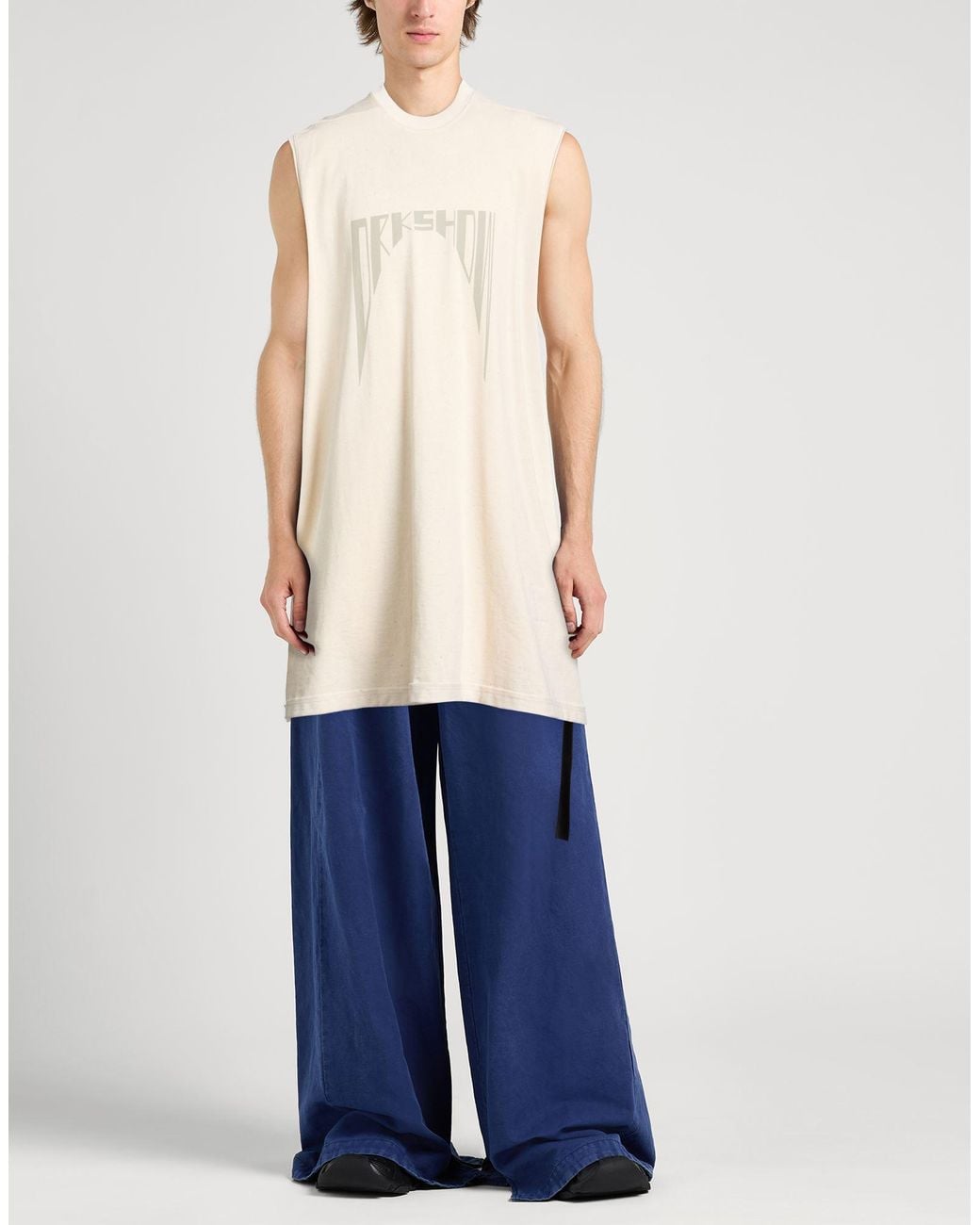 Rick Owens Natural T-Shirt Cotton for men