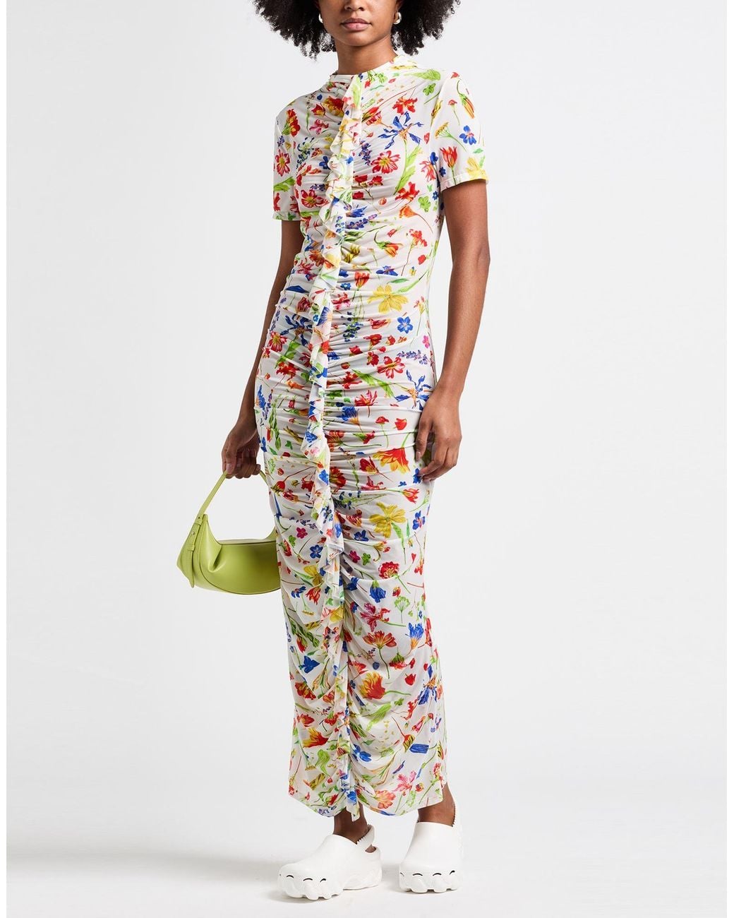 MSGM Metallic Midi Dresses