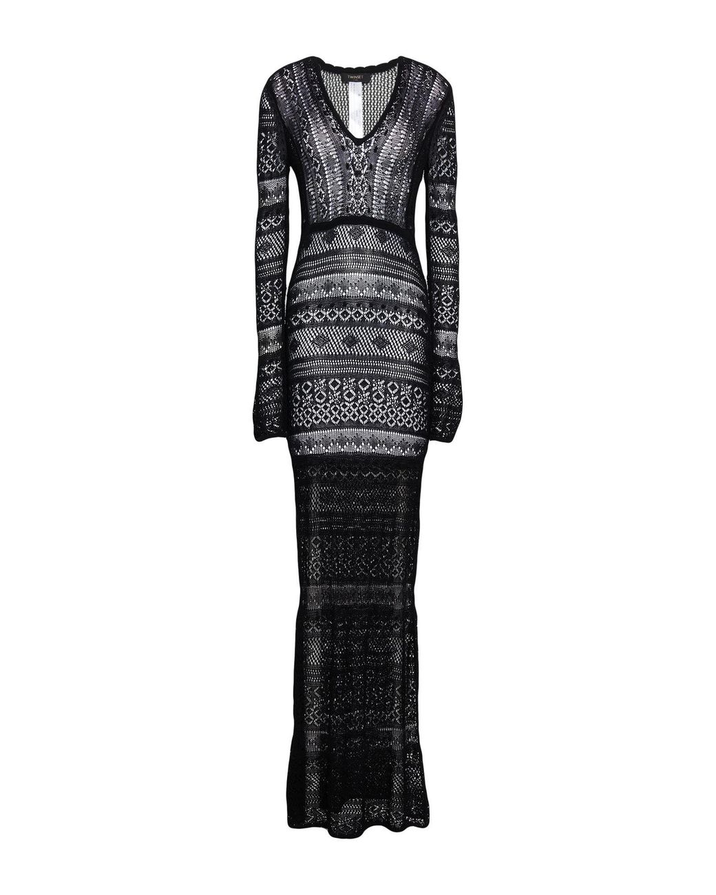 Twinset Black Maxi Dresses