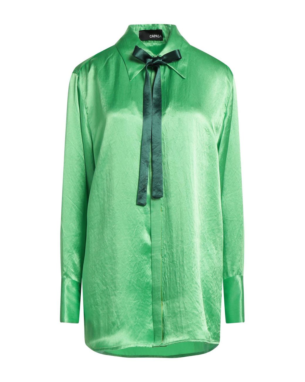 CAPASA MILANO Green Shirt Acetate