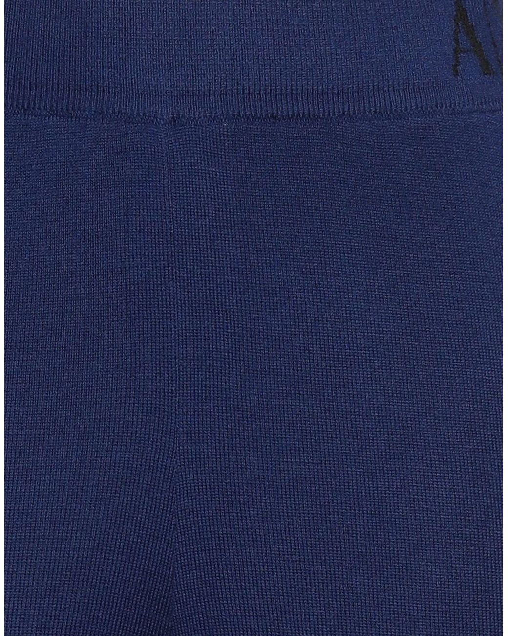 ARMANI EXCHANGE Blue Pants Acrylic, Virgin Wool, Elastane