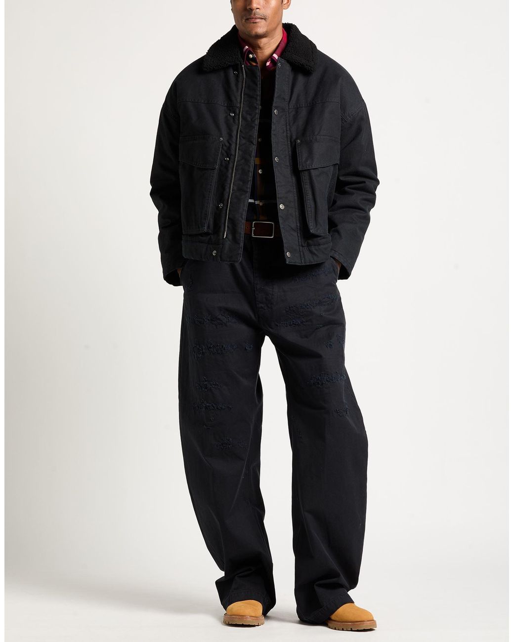 DSquared² Black Jacket Cotton for men