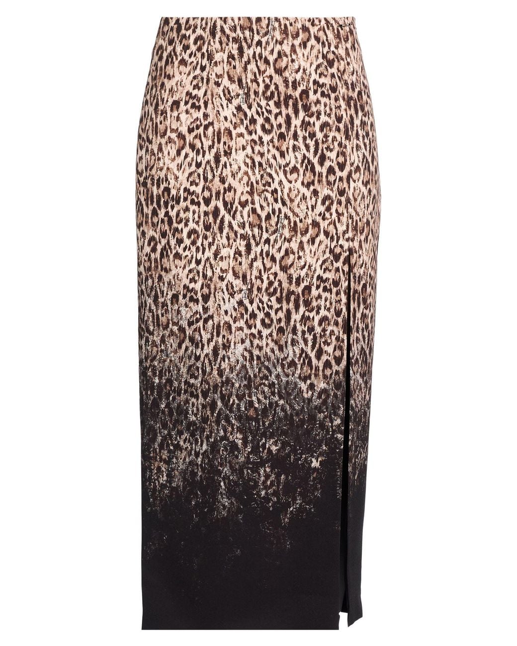 Just Cavalli Multicolor Midi Skirt Polyester, Elastane