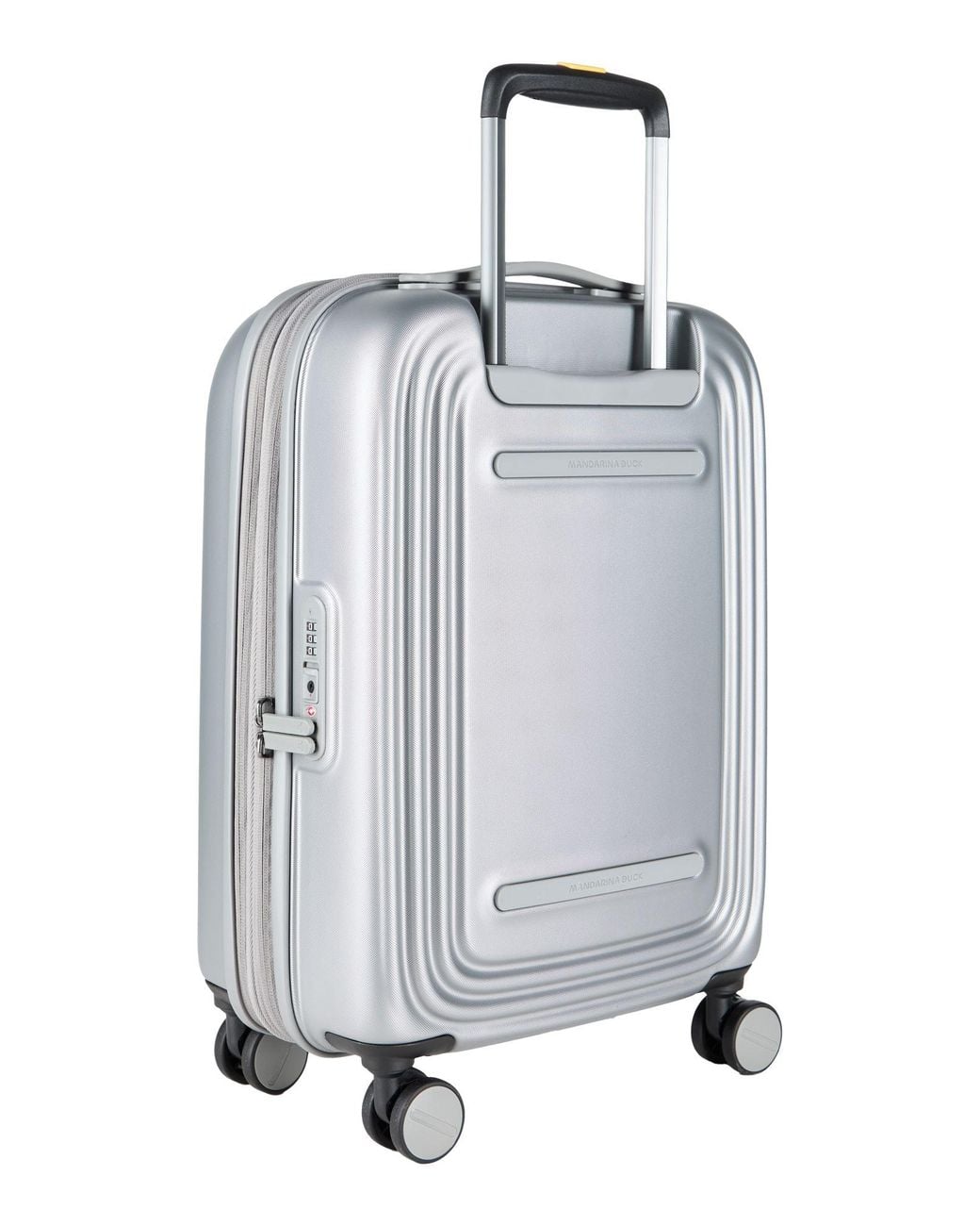 Mandarina Duck Gray Wheeled Luggage for men