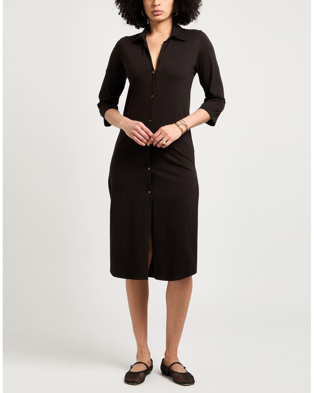 STEFAN BRANDT Black Midi Dresses