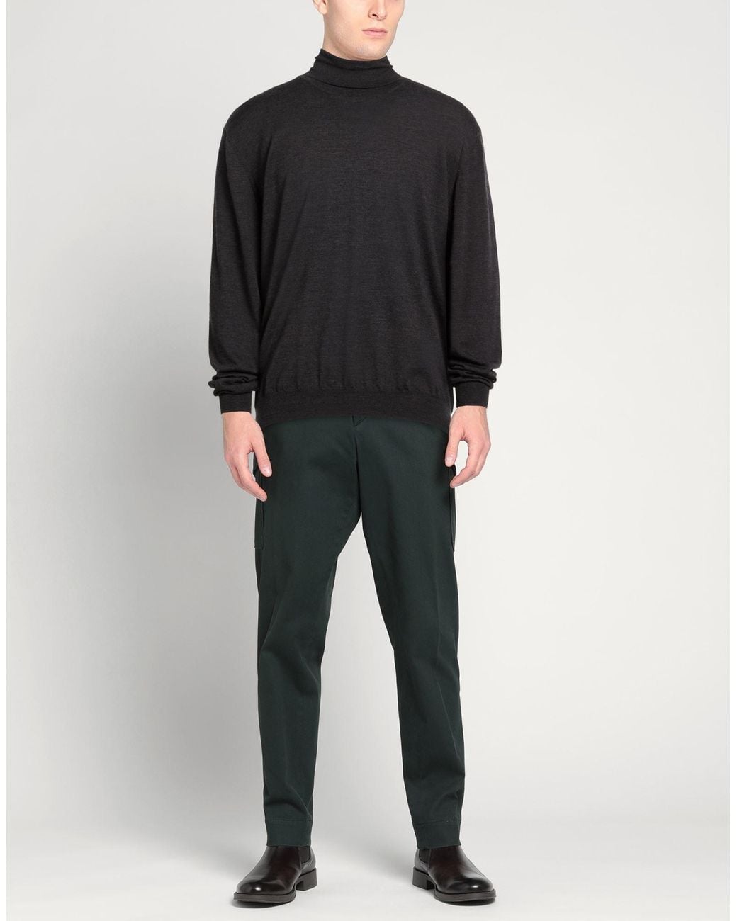 FILIPPO DE LAURENTIIS Black Turtlenecks for men