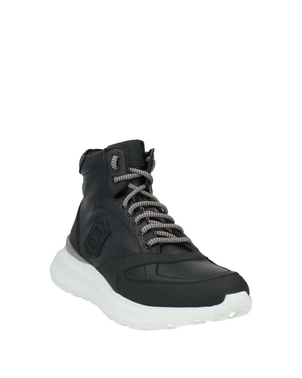 Giovanni Conti Black Sneakers Calfskin for men