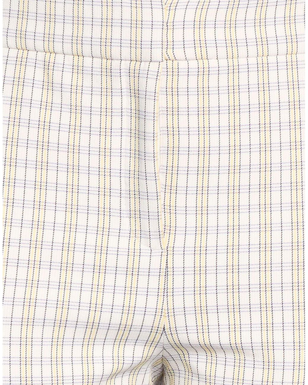 Tory Burch White Ivory Pants Polyester, Elastane