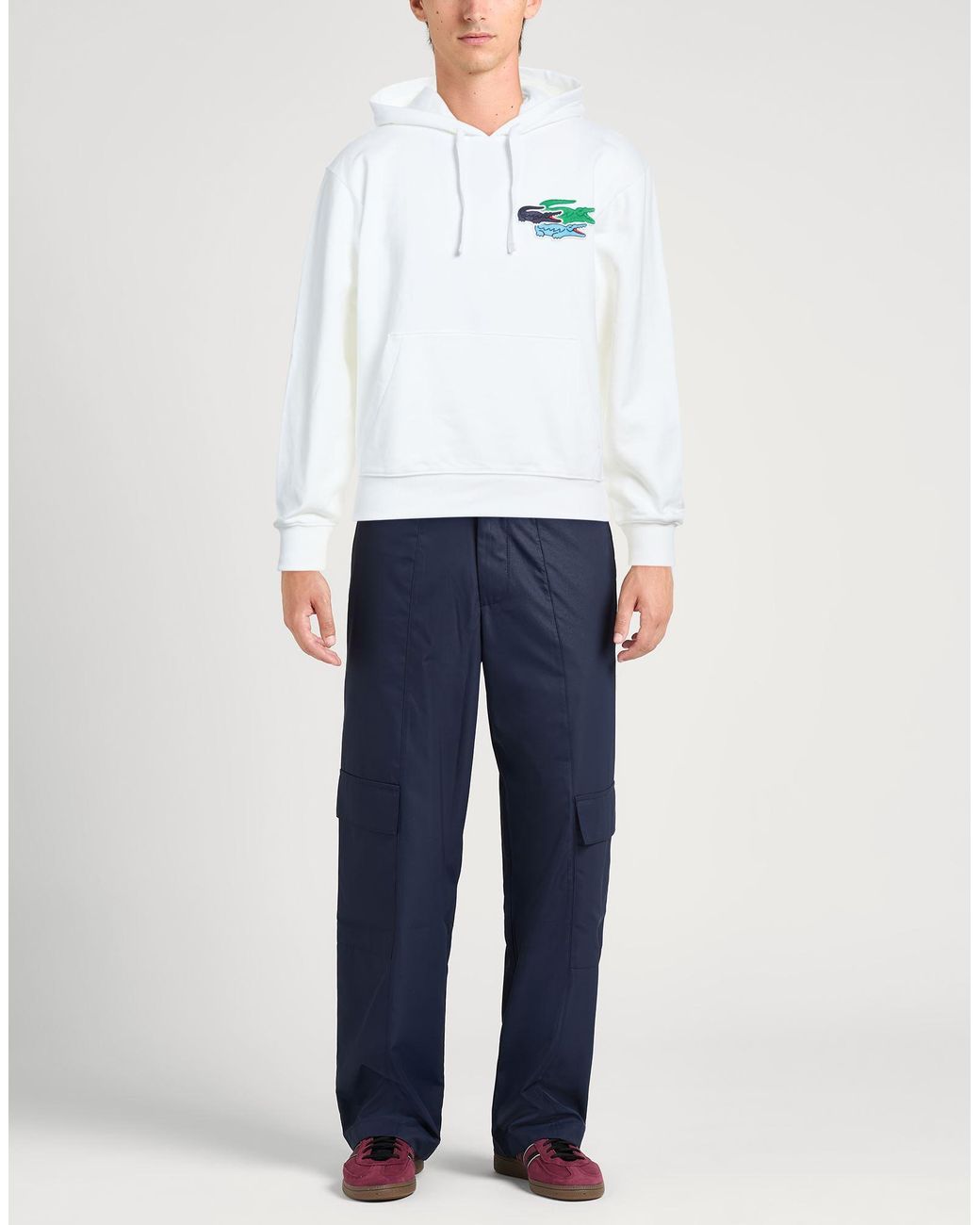 Lacoste White Sweatshirts for men