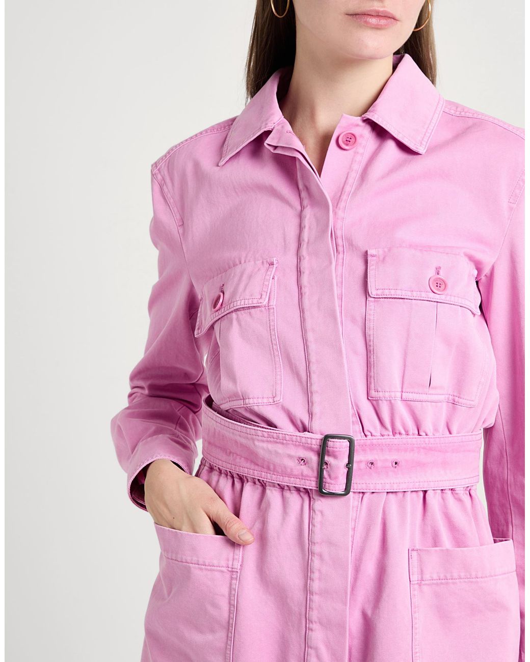Max Mara Pink Sfilata Playsuit Cotton