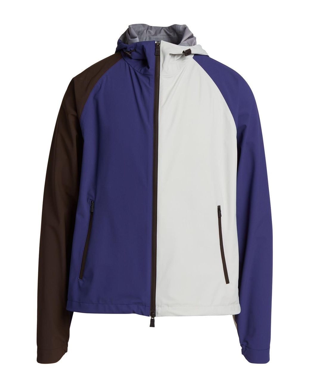 Herno Blue Dark Jacket Polyamide, Elastane, Polyurethane for men