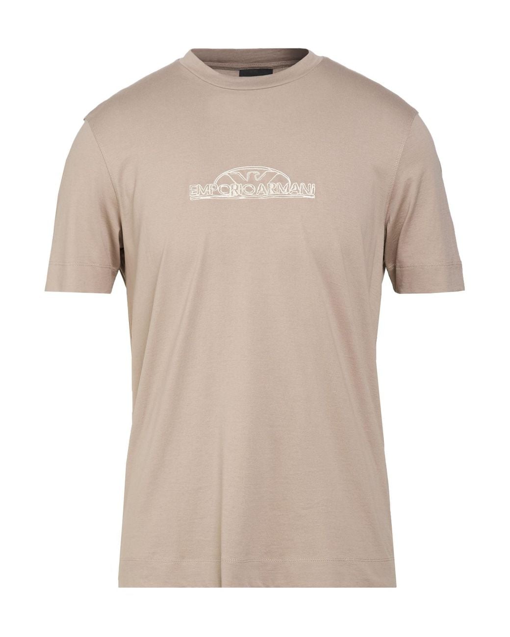 Emporio Armani Natural T-Shirt Cotton for men