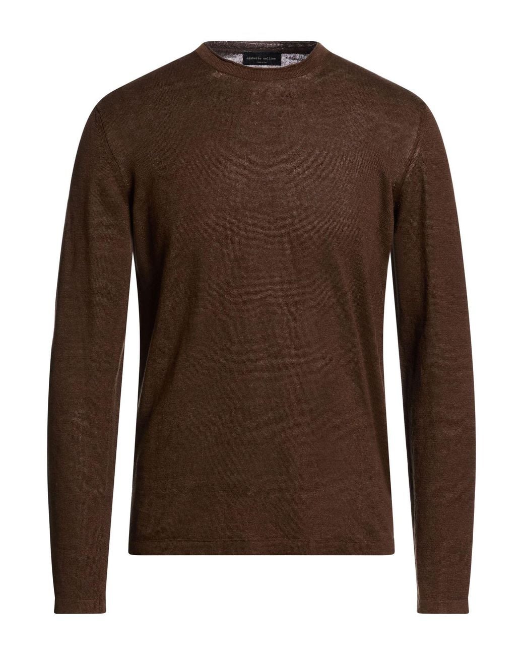 Roberto Collina Brown Jumper for men