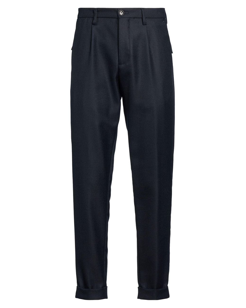 Michael Coal Blue Pants Wool, Polyester, Polyamide for men