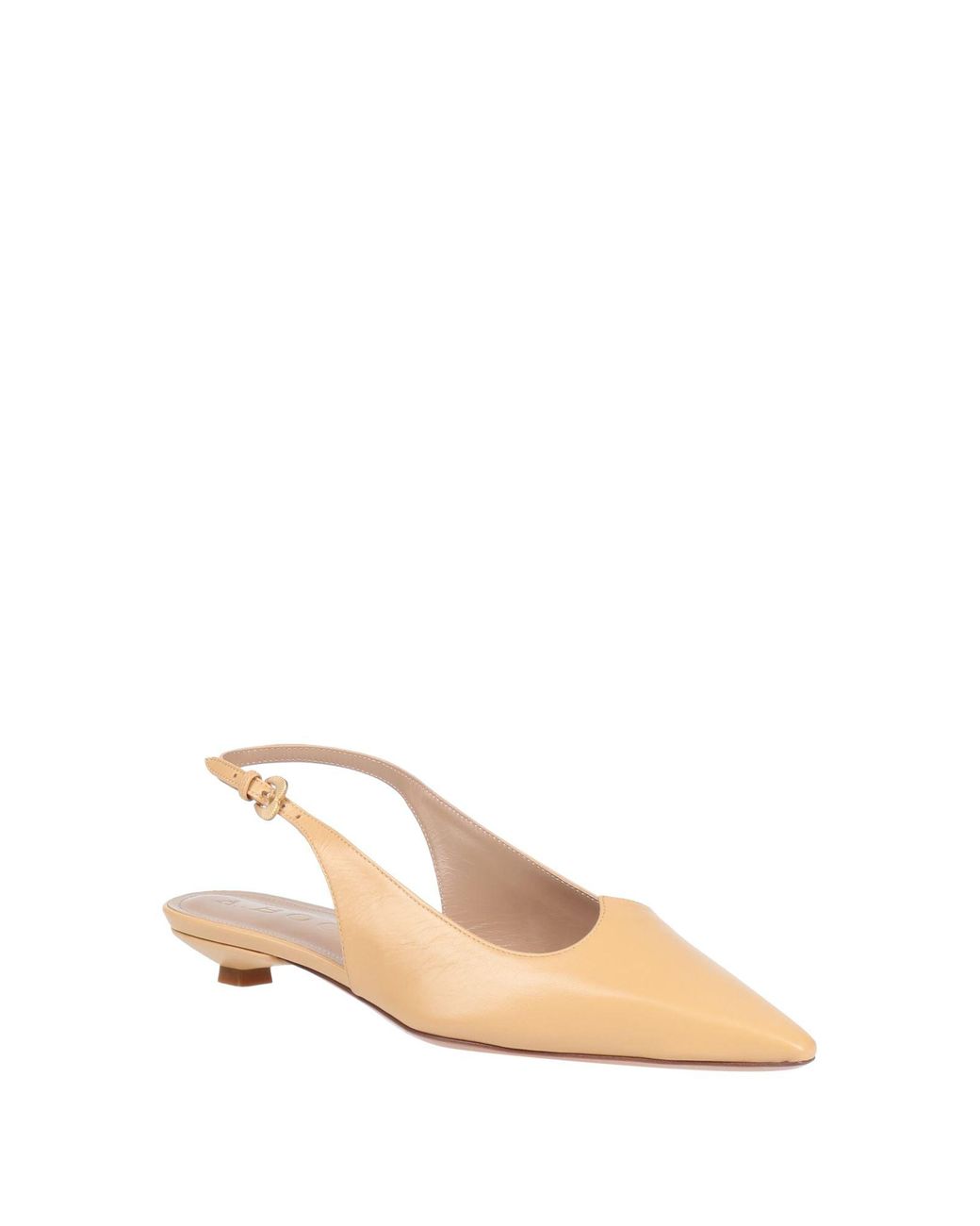 A.Bocca Natural Ballet Flats Leather