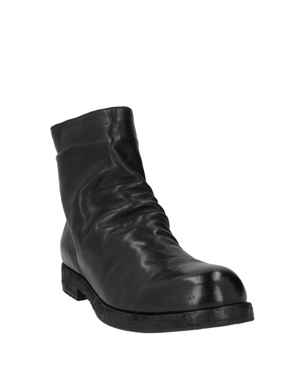 Officine Creative Black Ankle Boots Leather