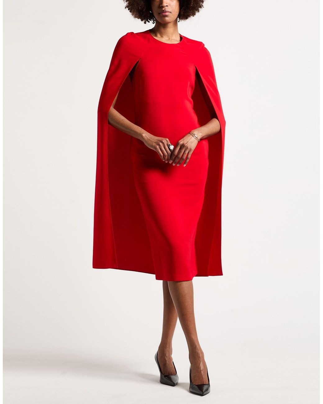 Stella McCartney Red Midi Dress