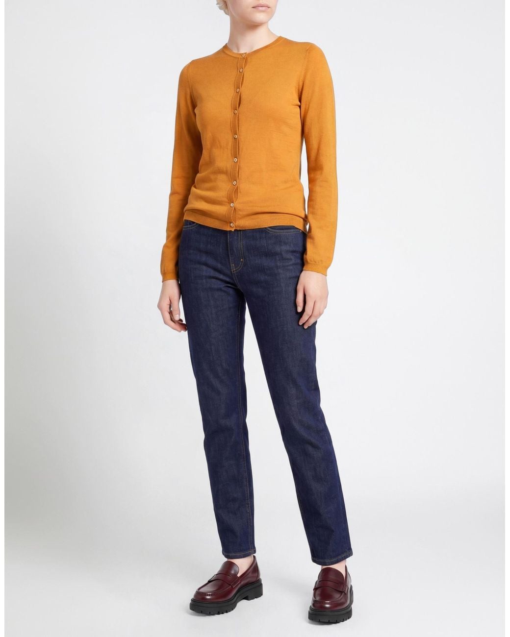 Malo Orange Cardigan