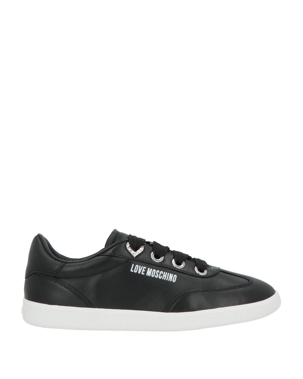 Love Moschino Black Sneakers Calfskin