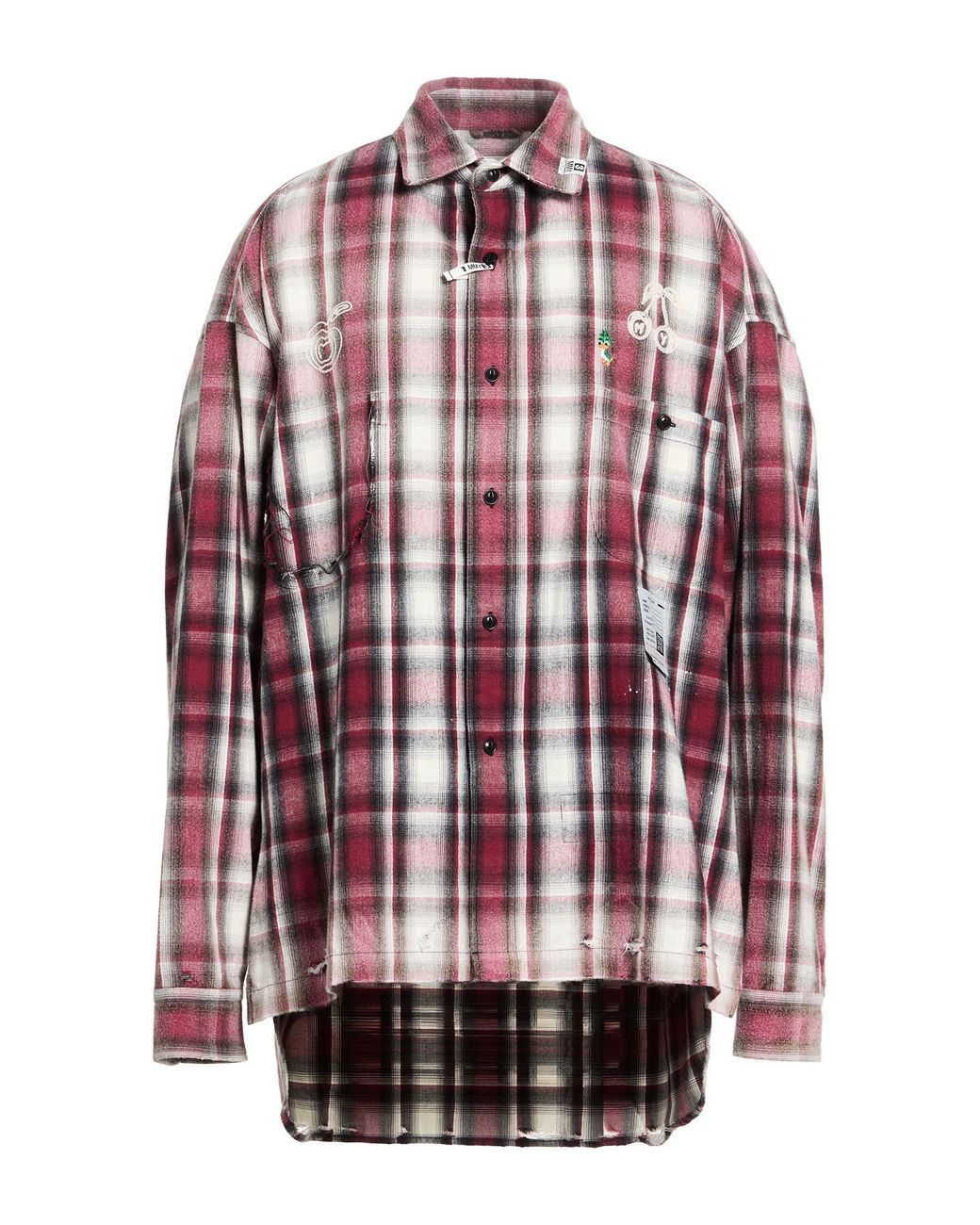 Maison Mihara Yasuhiro Red Shirt Cotton for men