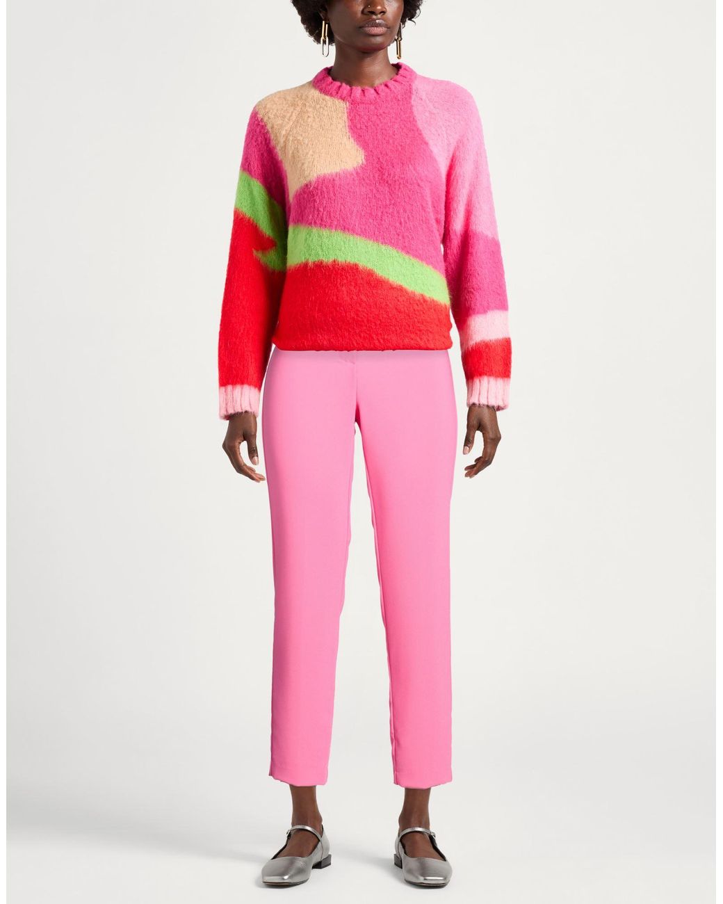 Pennyblack Pink Pants Polyester, Elastane