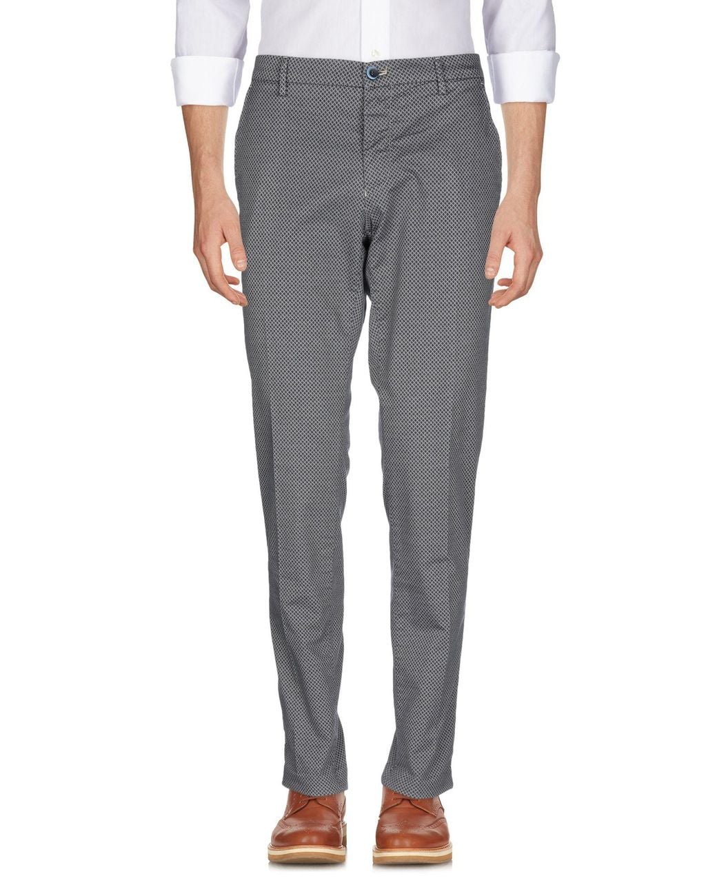 Mason's Gray Pants Cotton, Elastane for men