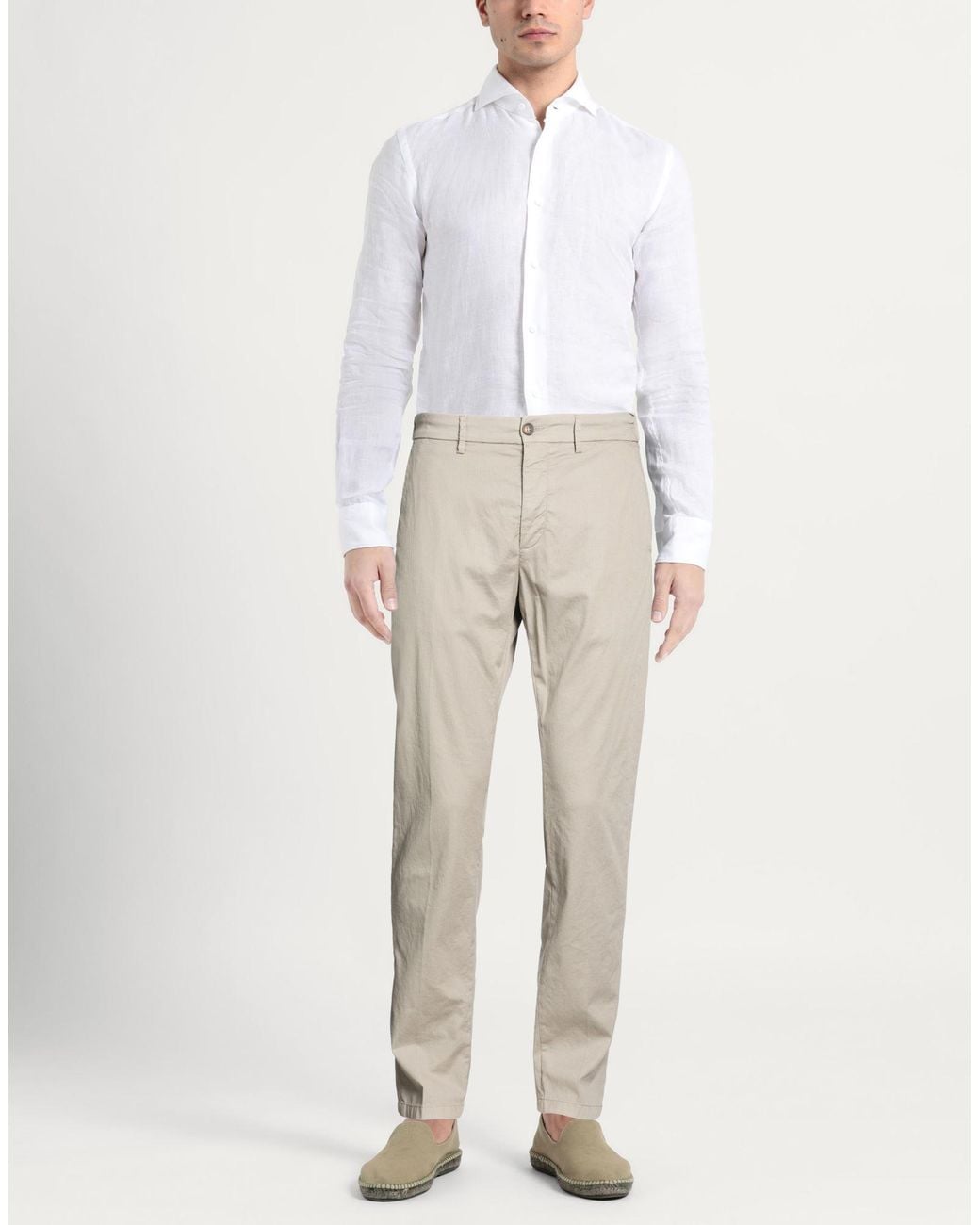 Siviglia Natural Pants Cotton, Elastane for men