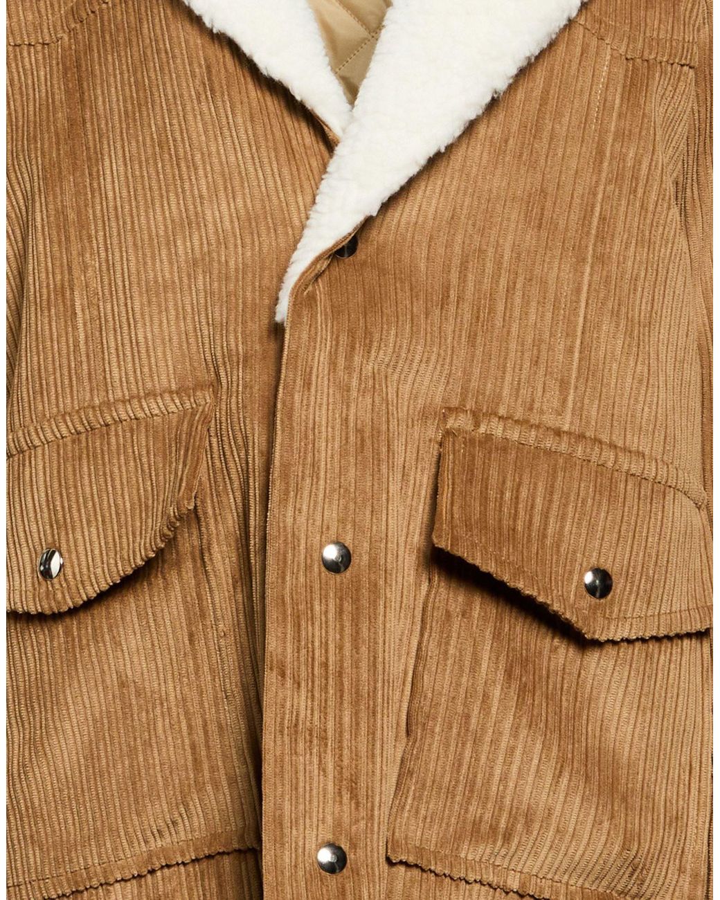 Gaelle Paris Brown Sand Jacket Polyester, Polyamide, Elastane