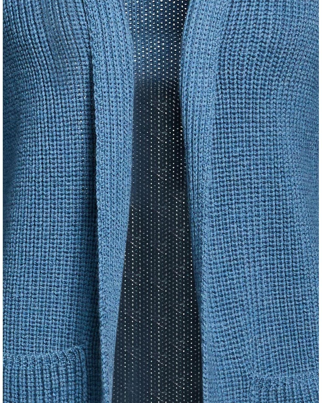 Whyci Blue Cardigan Wool