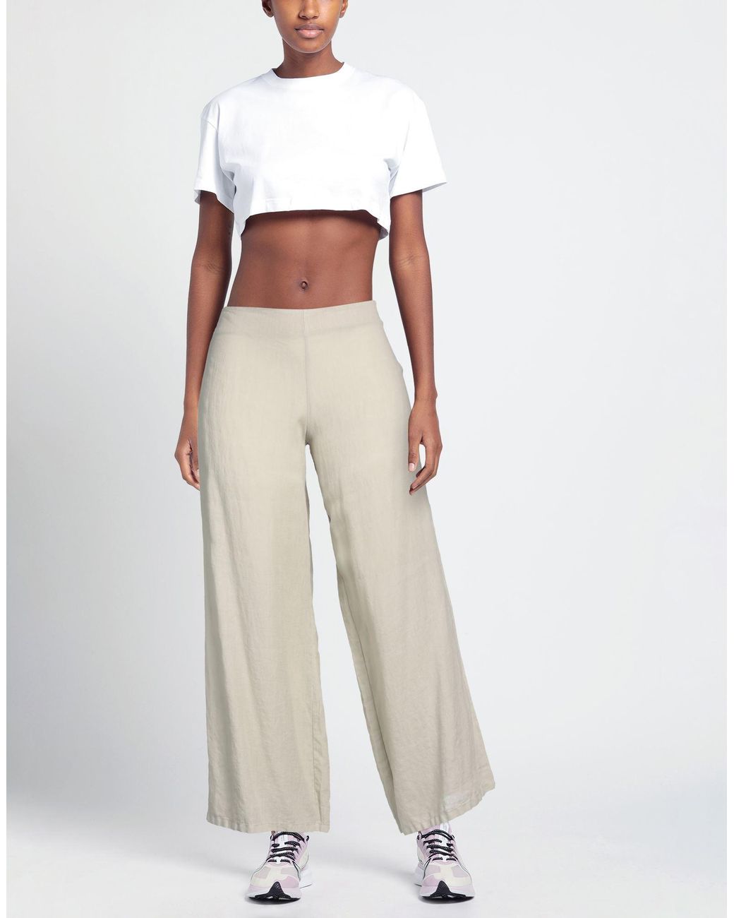 Rossopuro Natural Pants Linen